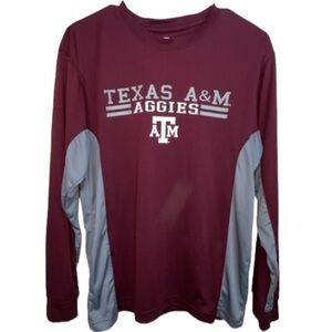Texas A&M Long Sleeve Shirt Dri Fit Sz S
